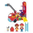 Jazwares Cocomelon Feature Vehicle (Deluxe Transforming Fire Truck)