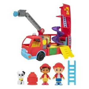 Jazwares Cocomelon Feature Vehicle (Deluxe Transforming Fire Truck)