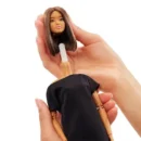 Mattel Barbie ​Basics Model 01 Collector Doll with Brunette Hair, Black Mini Dress & Shoes, Universal-fit Fashions, Posable Body & Swappable Doll Head