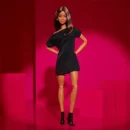 Mattel Barbie ​Basics Model 01 Collector Doll with Brunette Hair, Black Mini Dress & Shoes, Universal-fit Fashions, Posable Body & Swappable Doll Head