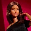 Mattel Barbie ​Basics Model 01 Collector Doll with Brunette Hair, Black Mini Dress & Shoes, Universal-fit Fashions, Posable Body & Swappable Doll Head