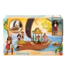 Mattel Disney Moana 2, Moanas Adventure Canoe Playset With 1 Small Doll, 1 Canoe & 10 Accessories