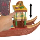 Mattel Disney Moana 2, Moanas Adventure Canoe Playset With 1 Small Doll, 1 Canoe & 10 Accessories