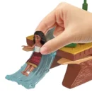 Mattel Disney Moana 2, Moanas Adventure Canoe Playset With 1 Small Doll, 1 Canoe & 10 Accessories