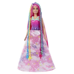 Mattel Barbie Dreamtopia Twist N Style Doll And Hairstyling Accessories Including Twisting Tool