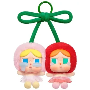 POP MART CRYBABY Crying For Love Series-Vinyl Plush Hanging Card (Love You Cherry Much)