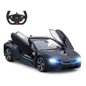 Rastar R/C Car BMW I8 Roadster 1:12 Black