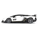 Rastar R/C Car Lamborghini Aventador SVJ 1:14 White