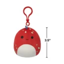 Jazwares Squishmallows - Clip-On: Fantasy Squad - Rainbow Duck - Brindall (3.5 Inch)