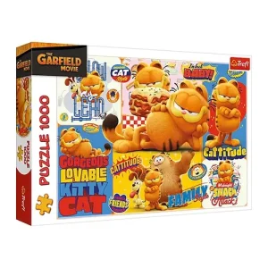 Trefl Puzzles - 1000 - Garfields Adventures / Garfield_FSC Mix 70%