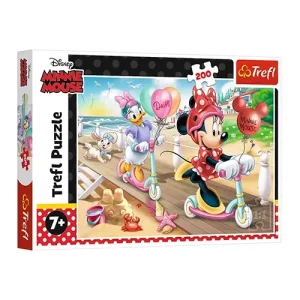 Trefl Puzzles - 200 - Minnie on the beach / Disney Minnie