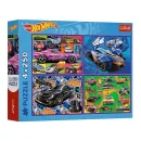 Trefl Puzzles - 4x250 - Racing cars / Mattel Hot Wheels_FSC Mix 70%