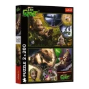 Trefl Puzzles - 2x200 - I am Groot / Marvel Guardians of the Galaxy_FSC Mix 70%