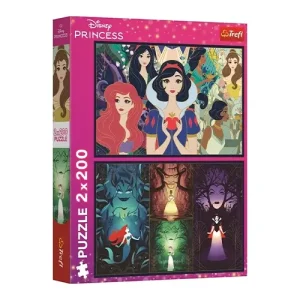 Trefl Puzzles - 2x200 - Enchanting princesses / Disney Princess_FSC Mix 70%