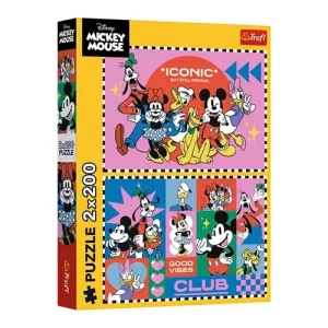 Trefl Puzzles  - 2x200 - Time with friends / Disney Standard Characters_FSC Mix 70%