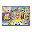 Trefl Puzzles - 4x250 - Crazy world of Spongebob / Viacom Spongebob_FSC Mix 70%