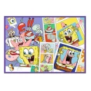 Trefl Puzzles - 4x250 - Crazy world of Spongebob / Viacom Spongebob_FSC Mix 70%