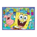 Trefl Puzzles - 4x250 - Crazy world of Spongebob / Viacom Spongebob_FSC Mix 70%