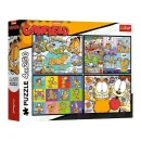 Trefl Puzzles - 4x250 - Garfield doesnt like Mondays / Garfield_FSC Mix 70%