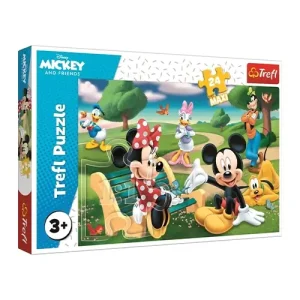 Trefl Puzzles - 24Maxi - Mickey Mouse among friends / Disney Standard Characters