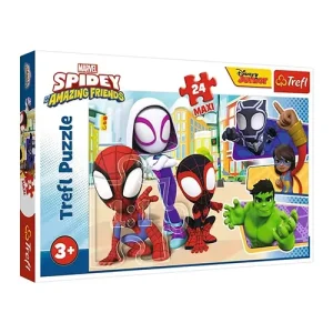 Trefl Puzzles - 24 Maxi - Spidey and his friends / Spidey and his amazing friends