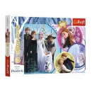 Trefl Puzzles - 100 Glitter - In the glow of love / Disney Frozen 2