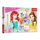 Trefl Puzzles - 100 Glitter - Memories of Bella and Ariel / Disney Princess