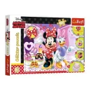 Trefl Puzzles - 100 Glitter - Minnie and trinkets / Disney Minnie
