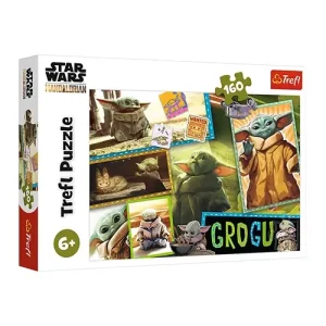 Trefl Puzzles - 160 - Grogu / Lucasfilm Star Wars The Mandalorian