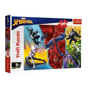 Trefl Puzzles - 100 - Upside down / Disney Marvel Spiderman
