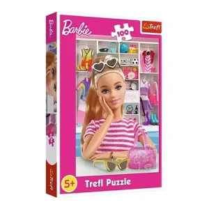 Trefl Puzzles - 100 - Meet Barbie / Mattel, Barbie