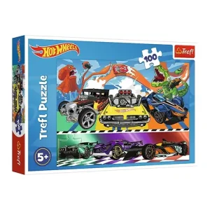 Trefl Puzzles - 100 - Speeding cars / Hot Wheels
