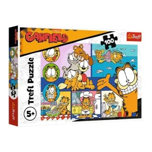 Trefl Puzzles - 100 - Lazy Garfield / Garfield_FSC Mix 70%