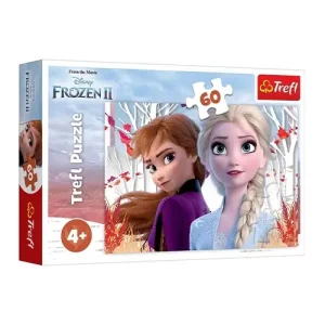 Trefl Puzzles - 60 - The enchanted world of Anna and Elsa / Disney Frozen 2