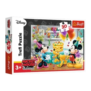 Trefl Puzzles - 30 - Birthday cake / Disney Standard Characters