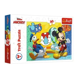 Trefl Puzzles - 30 - Mickey Mouse and Funhouse / Disney Mickey Mouse Funhouse