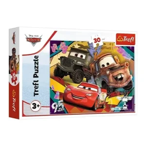 Trefl Puzzles - 30 - Speeding cars / Disney Cars 3
