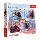 Trefl Puzzles - 4in1 - Journey into the unknown / Disney Frozen 2