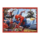 Trefl Puzzles - 4in1 - The heroic Spider-Man / Disney Marvel Spiderman