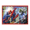 Trefl Puzzles - 4in1 - The heroic Spider-Man / Disney Marvel Spiderman