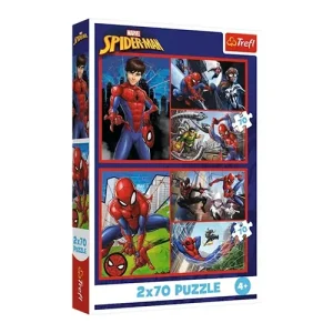 Trefl Puzzles - 2x70 - Spider stories / Disney Marvel Spiderman_FSC Mix 70%