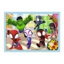 Trefl Puzzles - 4in1 (12, 15, 20, 24) - Spidays team / Spiday and his Amazing Friends