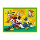 Trefl Puzzles - 4in1 (12, 15, 20, 24) - Among the friends / Disney Mickey Mouse Funhouse