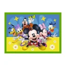 Trefl Puzzles - 4in1 (12, 15, 20, 24) - Among the friends / Disney Mickey Mouse Funhouse