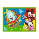 Trefl Puzzles - 4in1 (12, 15, 20, 24) - Among the friends / Disney Mickey Mouse Funhouse