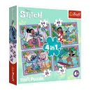 Trefl Puzzles - 4in1 - Lilo&Stitchs crazy day / Disney Lilo&Stitch