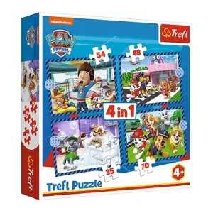 Trefl Puzzles - 4in1 - Doggy things / Viacom Paw Patrol