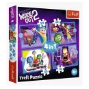Trefl Puzzles - 4in1 - Emotions rule / Disney Inside Out 2