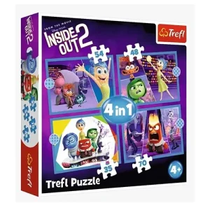 Trefl Puzzles - 4in1 - Emotions rule / Disney Inside Out 2