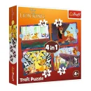 Trefl Puzzles - 4in1 - Brave Lion King / Disney Lion King